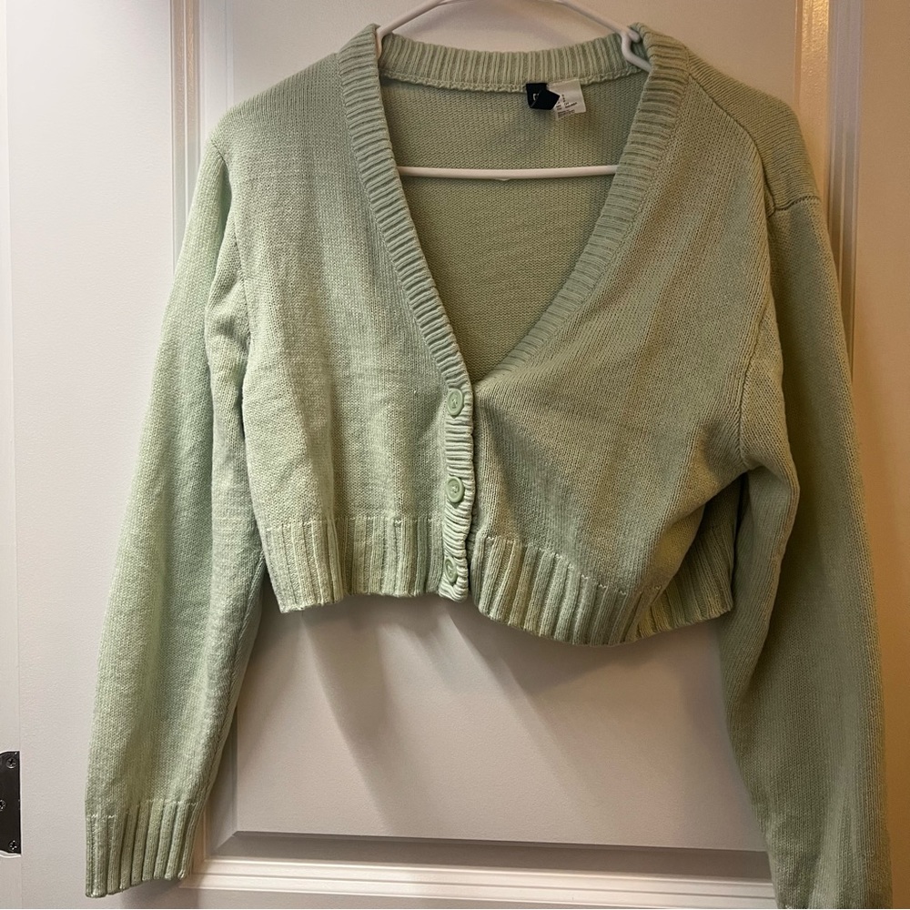 cropped cardigan